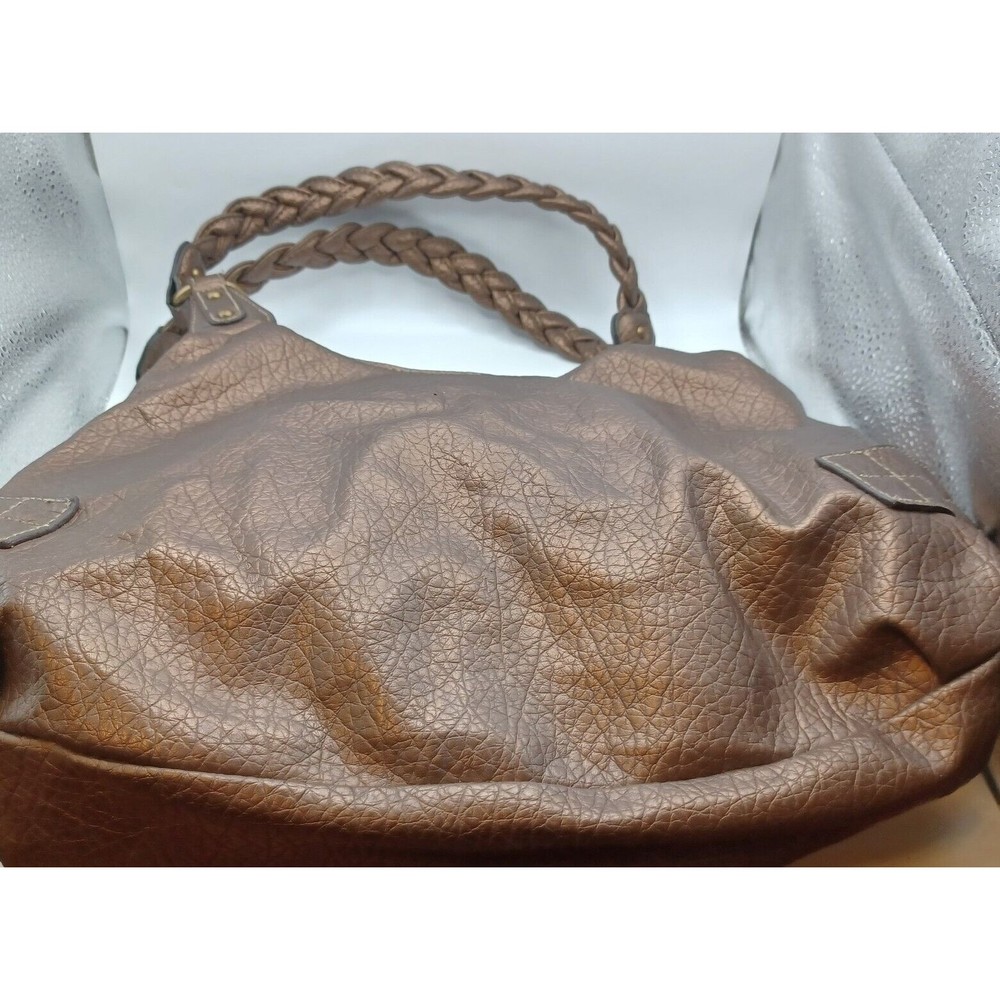Vintage Gold Metallic Purse Handbag Large.